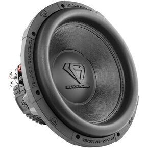 Black Diamond DIA-T12.2D 12 Inches Car Audio Subwoofer with Aluminum Basket 2000 Watts Dual Voice Coil 2+2 DVC 2 Ohm (1 Speaker)