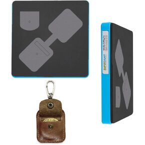 SUPERDANT Coin Holder Leather Cutting Die Leather Key Chain Snap Open Leather Case Wooden Die Cuts Leather Dies for DIY Art Crafts Die Cutter Storage Bag Keychain Dies for Women Men