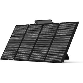400 Watts Foldable Solar Panel, Luggable & Durable, Portable 400W Solar Charger Complete with Adjustable Stand Case, 40V Waterproof IP67 for Outdoor Adventures Power Outage RV Solar Generator
