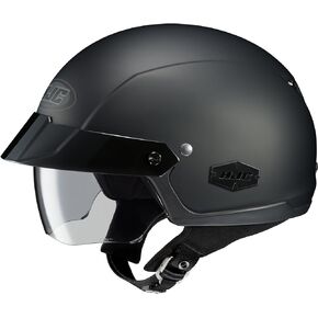 HJC Unisex Adult is-Cruiser Matte Black Half Helmet 0824-0135-07