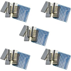 5Sets WeMos D1 Mini Prototype Board XD-08 ProtoBoard Shield Double Sided Perf Board for Arduino