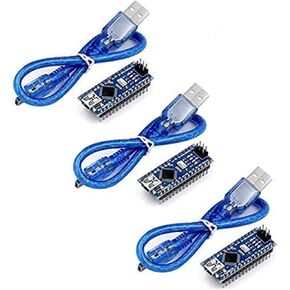 for Nano V3.0 Module ATmega328P 5V 16MHz CH340G Chip Microcontroller Development Board USB Cable for Arduino (10pcs)