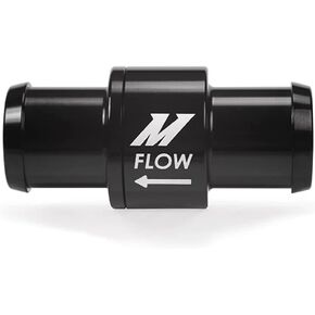 Mishimoto MMFT-CHKVLV-34 Performance One-Way Check Valve, 3/4", Black
