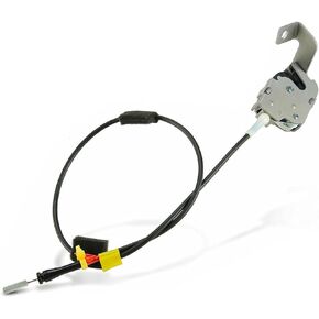 YHTAUTO Upper Rear Driver Side Door Lock Actuator with Cable | Replacement for 1997-2003 Ford F-150 2004 F-150 Heritage 1997-1999 F-250 Extended Cab Pickup | Replace 18264A27
