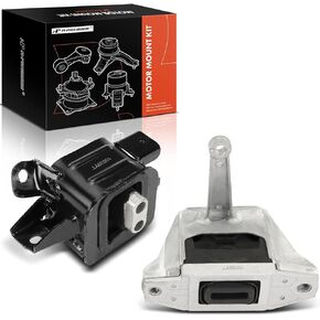 A-Premium 2PCS Engine Motor Mount and Transmission Mount Set Compatible with Hyundai Elantra 2017-2020, Elantra GT 2018-2020, Veloster 2019-2021, Veloster N, Kona & Kia Seltos, Hydraulic