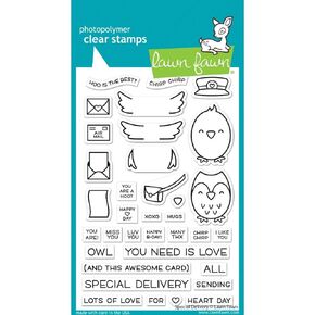 Lawn Fawn LF2466 Special Delivery 4x6 Clear Stamp Set
