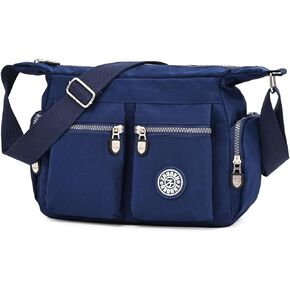 Nylon Cross-body Bags for Women Lightweight Messenger Purses Travel Shoulder Bag