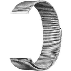 Mesh Metal Bands Compatible with Apple Watch Band 42mm 44mm 45mm 49mm, Stainless Steel Magnetic Loop Strap for iWatch Ultra/2 Series SE 9/8/7/6/5/4/3/2/1 Men Women