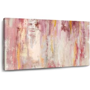 Kureful Large Canvas Wall Art Abstract Painting Modern Artwork Gold Wall Decor Living Room Decorations Black Canvas Prints Picture for Bathroom Bedroom Office 20" x 40"