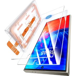 Hoerrye S24 Ultra Privacy Screen Protector 2Pack [100% Fingerprint Unlock][Easy-Installation Auto Dust Remove Tool] 24° Anti-Spy, Case Friendly, 9H Tempered Glass for Samsung Galaxy S24 Ultra