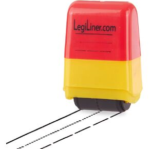 مساحات LEGILINER: خط كتابة يدوي متقطع مقاس 1 بوصة مع خط أساسي مكسور. أداة تدريب على الكتابة اليدوية بختم ذاتي التحبير للمعلمين/OT's/المدرسة المنزلية/الإصدار الخاص. حجم ما قبل الروضة/رياض الأطفال