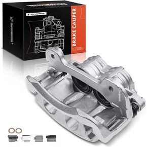 A-Premium Disc Brake Caliper Assembly with Bracket Compatible with Select Ford Models - For Mustang 2011 2012 2013 2014 - Front Right Passenger Side
