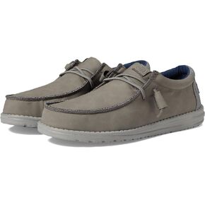 Hey Dude Wally Fabricated Leather - Grey in Saudi Arabia