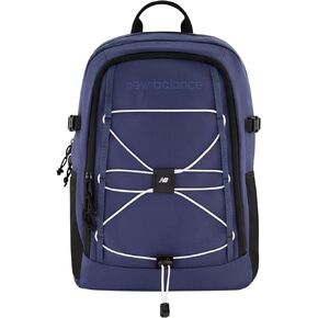 New Balance Laptop Backpack, Terraine Bungee Computer Travel Bag for Men and Women, Beige, 18 Inch