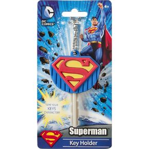 DC Superman Logo Soft Touch PVC Key Holder