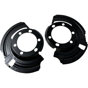 Pair Front Left and Right Brake Dust Shield Set 52005477 52005476 for 1984-2001 Jeep Cherokee XJ for 1987-2006 Jeep Wrangler for 1993-1998 Jeep Grand C Herokee