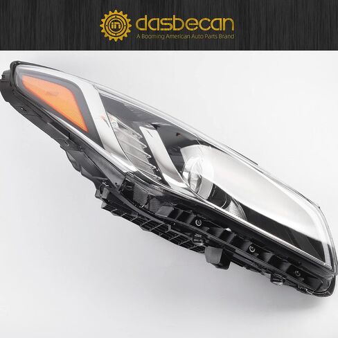 Dasbecan Halogen Headlight Compatible With Hyundai Sonata 2015 2016 2017 Right Passenger Side Headlamp Assembly Replaces# 92102-C2000 92102C2000 HY2503183 Without Bulbs in Saudi Arabia