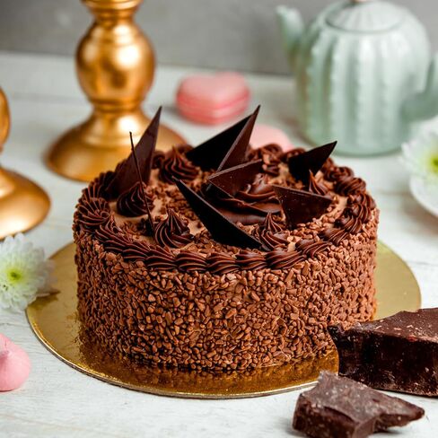 8 inch 2-sides Gold/Black Round Food-Graded Sturdy Compressed Cake Boards, 2mm Thick (6-Pack) in Saudi Arabia