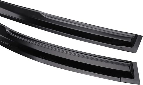 MotorFansClub 4PCS Window Visor Vent Fit for Subaru Crosstrek Impreza Hatchback 2017 2018 2019 2020 2021 2022 2023 Window Deflectors Sun Rain Guard All Black Color in Saudi Arabia