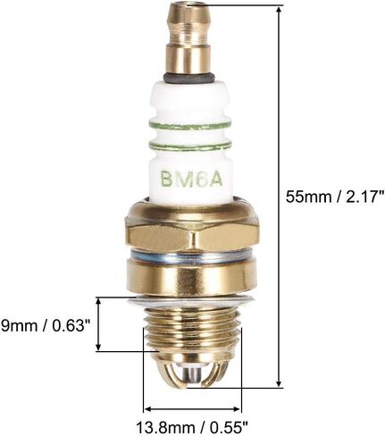 Uxcell BM6A شرارة التوصيل 3 القطب لاستبدال شمعات الإشعال M7 / L7T / CJ8 / 1560 in Kuwait