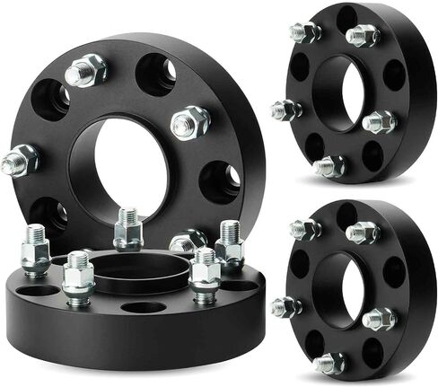 5x5.5 Wheel Spacers 2in 5x139.7 Wheel Adapters Forged 5 Lugs fit for Dodge Ram 1500 2012 2013 2014 2015 2016 2017 2018 108mm Bore with M14x1.5 Studs 4pcs in Saudi Arabia