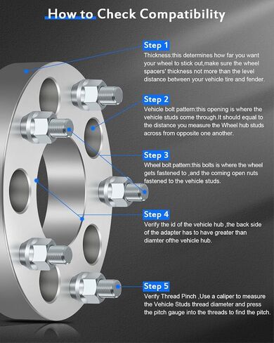 ECCPP 2X 5 Lug 5x5 to 5x5.5 Wheel Spacers Adapters 1.25" 5x127 to 5x139.7 78.3mm fits for 1985-2002 for Astro 1997-2002 for Express 1500 1995-1999 for Tahoe with 1/2" Studs in Saudi Arabia