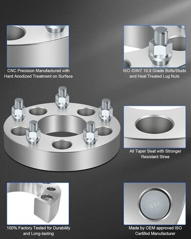 ECCPP 2X 5 Lug 5x5 to 5x5.5 Wheel Spacers Adapters 1.25" 5x127 to 5x139.7 78.3mm fits for 1985-2002 for Astro 1997-2002 for Express 1500 1995-1999 for Tahoe with 1/2" Studs in Saudi Arabia
