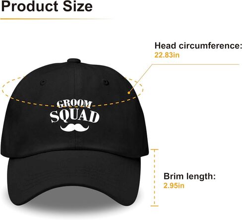 Party Gifts & Beyond Groomsman Baseball Hat 7 packs Groomsmen Gifts Trucker Hats Team Groom Men's Hat for Bachelor Party (Groom Squad) in Saudi Arabia