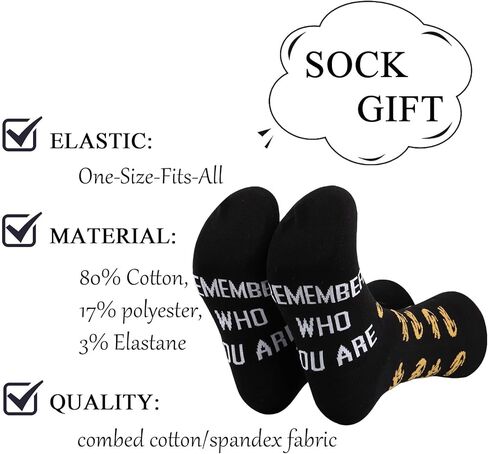 ZJXHPO The Lion Movie Inspired Crew Sock Remember Who You Are Novelty Sock Animal Kingdom Gift Simba Sock Gift in Saudi Arabia