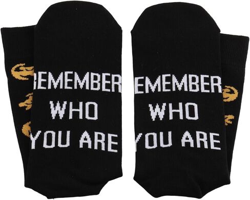 ZJXHPO The Lion Movie Inspired Crew Sock Remember Who You Are Novelty Sock Animal Kingdom Gift Simba Sock Gift in Saudi Arabia