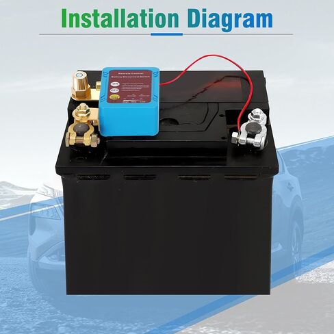 مفتاح قتل للسيارة، مفتاح فصل البطارية عن بعد 12 فولت 240 أمبير، مفتاح قتل السيارة مضاد للسرقة للسيارات والمركبات الترفيهية والشاحنات والقوارب والمركبات الرباعية مع جهازي تحكم عن بعد. in Kuwait