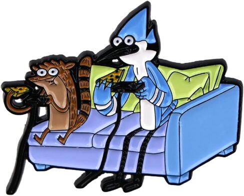 Co. Regular Show Mordecai and Rigby Enamel Pin in Saudi Arabia