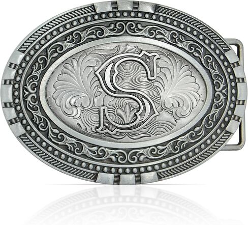 Superkred Belt Buckles Men Western Cowboy - Silver Belt Buckle Cool Cowboy Belt Buckle & Cowgirl Belt Buckle for Men Women in Saudi Arabia