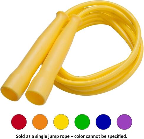 Champion Sports Licorice Jump Rope for Fitness, Assorted Colors - Speed Jump Ropes with Contoured Handles for Exercise, Cross Training, Boxing - Single Premium Skipping Rope for Kids, Adults in Saudi Arabia