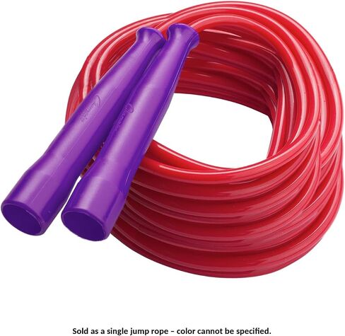 Champion Sports Licorice Jump Rope for Fitness, Assorted Colors - Speed Jump Ropes with Contoured Handles for Exercise, Cross Training, Boxing - Single Premium Skipping Rope for Kids, Adults in Saudi Arabia