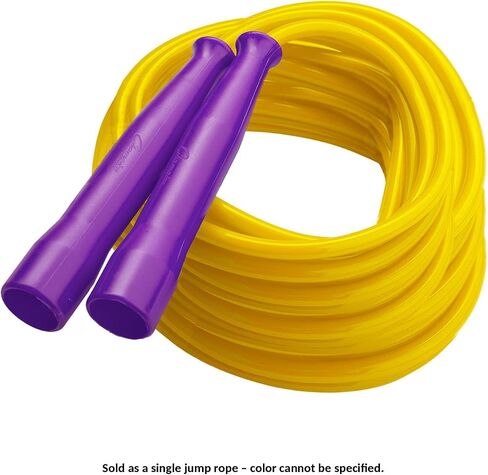 Champion Sports Licorice Jump Rope for Fitness, Assorted Colors - Speed Jump Ropes with Contoured Handles for Exercise, Cross Training, Boxing - Single Premium Skipping Rope for Kids, Adults in Saudi Arabia