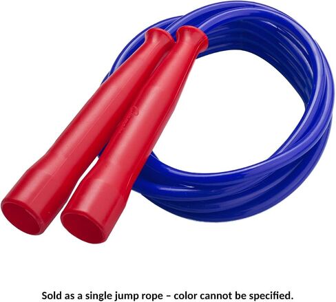 Champion Sports Licorice Jump Rope for Fitness, Assorted Colors - Speed Jump Ropes with Contoured Handles for Exercise, Cross Training, Boxing - Single Premium Skipping Rope for Kids, Adults in Saudi Arabia