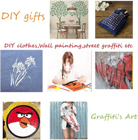 الذئب اللوحة الاستنسل جوفاء الذئب رسم قالب DIY بها بنفسك الحرفية هدية محلية الصنع هدية in Kuwait