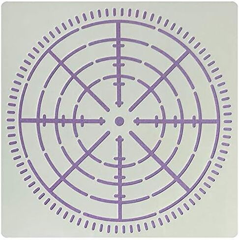 12 قطعة من استنسل ماندالا للرسم على الخشب، قالب استنسل منقط ماندالا قابل لإعادة الاستخدام 4/8/12/16 قطعة من استنسل الطلاء DIY من البلاستيك والورق والنسيج المعدني والحجر والجدران والصخور in Kuwait