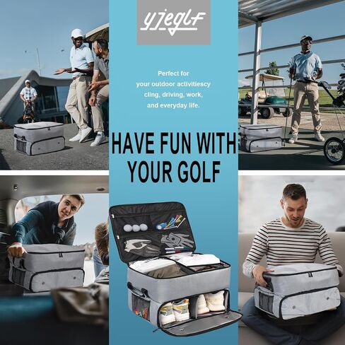 Golf Accessories for men, Golf Gifts for men，Golf Trunk Organizer - Waterproof & Durable - Fits 12 Size Shoes, T-Shirts, Gloves, Balls, and More - Ventilated Compartments in Saudi Arabia