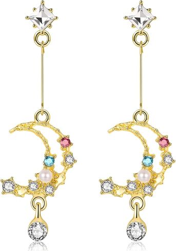 Silver Bow Earrings Ribbon Earring Sparkly Rhinestone Bow Earrings for Women Party Prom Jewelry for Girls in Saudi Arabia