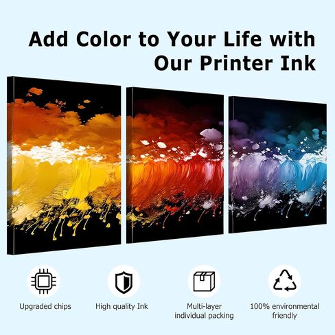 LC203XL LC201 متوافق مع خراطيش حبر Brother LC203 عالية الإنتاجية تعمل مع طابعة Brother MFC-J480DW MFC-J880DW MFC-J4420DW MFC-J680DW (أسود سماوي أرجواني أصفر، حزمة 4XL) in Kuwait