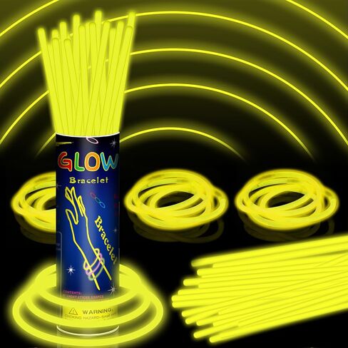 150 Pack 8' White Glow Sticks Bracelet Necklaces Bulk with 150 Connectors Neon Glow In The Dark Party Favors for Holiday Birthday Party Decoration in Saudi Arabia