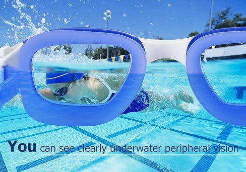 OMID Swim Goggles, Anti-Fog Swimming Goggles for Adult Men Women Anti-UV No Leaking Goggles for Swimming in Kuwait