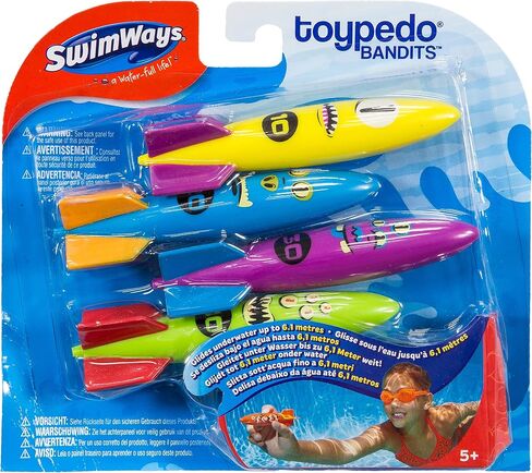 SwimWays Zoomimals Shark Toy, Kids Pool Accessories & Swimming Pool Toys, Pool Diving Toys & Torpedo Pool Toys for Kids Ages 5 & Up in Saudi Arabia
