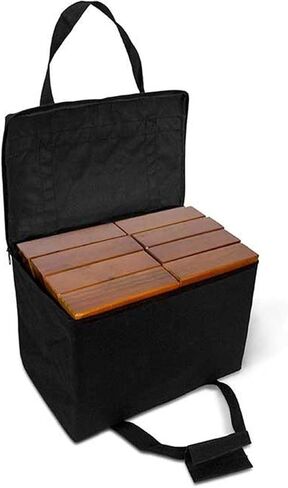 لعبة يارد جيمز العملاقة للأخشاب مقاس 76.2 سم، لعبة حفلات داخلية وخارجية مع حقيبة حمل للأطفال والكبار، طبيعية in Kuwait