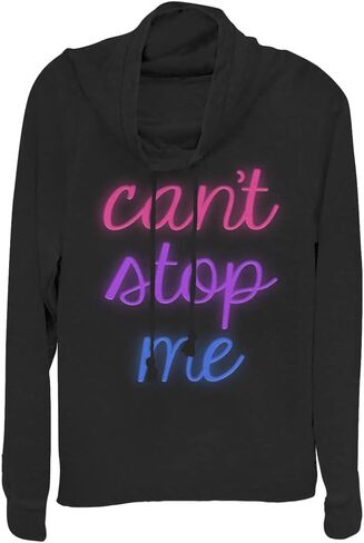 Fifth Sun Women's Sassy Text Long Sleeve Cowl Neck Tees in Saudi Arabia
