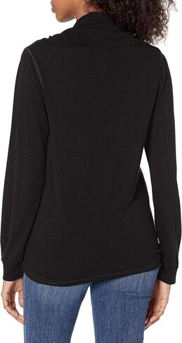 Fifth Sun Women's Sassy Text Long Sleeve Cowl Neck Tees in Saudi Arabia