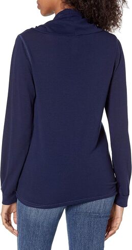 Fifth Sun Women's Sassy Text Long Sleeve Cowl Neck Tees in Saudi Arabia
