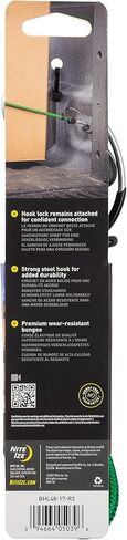Nite IZE HookLock Locking Bungee، حبل بنجي مع خطاف قفل، بنجي ممتاز مع خطاف قفل فولاذي، 48 بوصة، أخضر in Kuwait